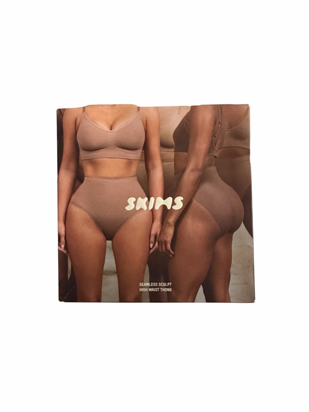 SKIMS Seamless Sculpt High Waist Thong – Clay – Size Small – NIB